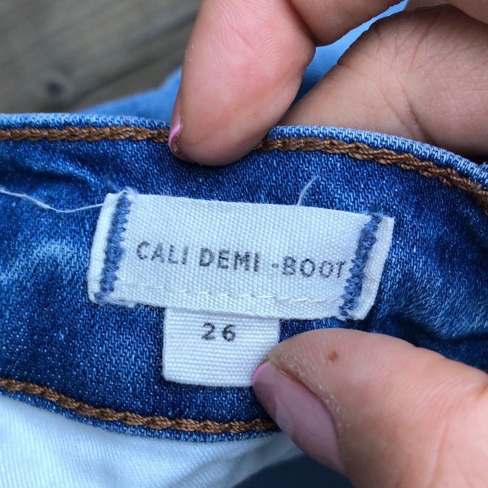 Madewell Cali Denim-Boot Inset Edition - Picture 6 of 7